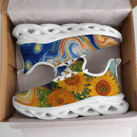 Sunflower Gold in the Starry Night