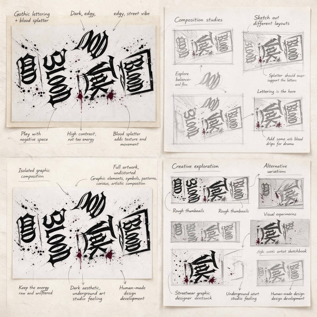 White Atmosphere, Blackletter Crimson Break