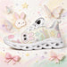 Wide-Eyed Bunny in a Pastel Daydream