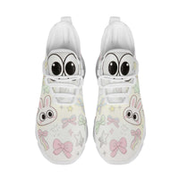 Wide-Eyed Bunny in a Pastel Daydream